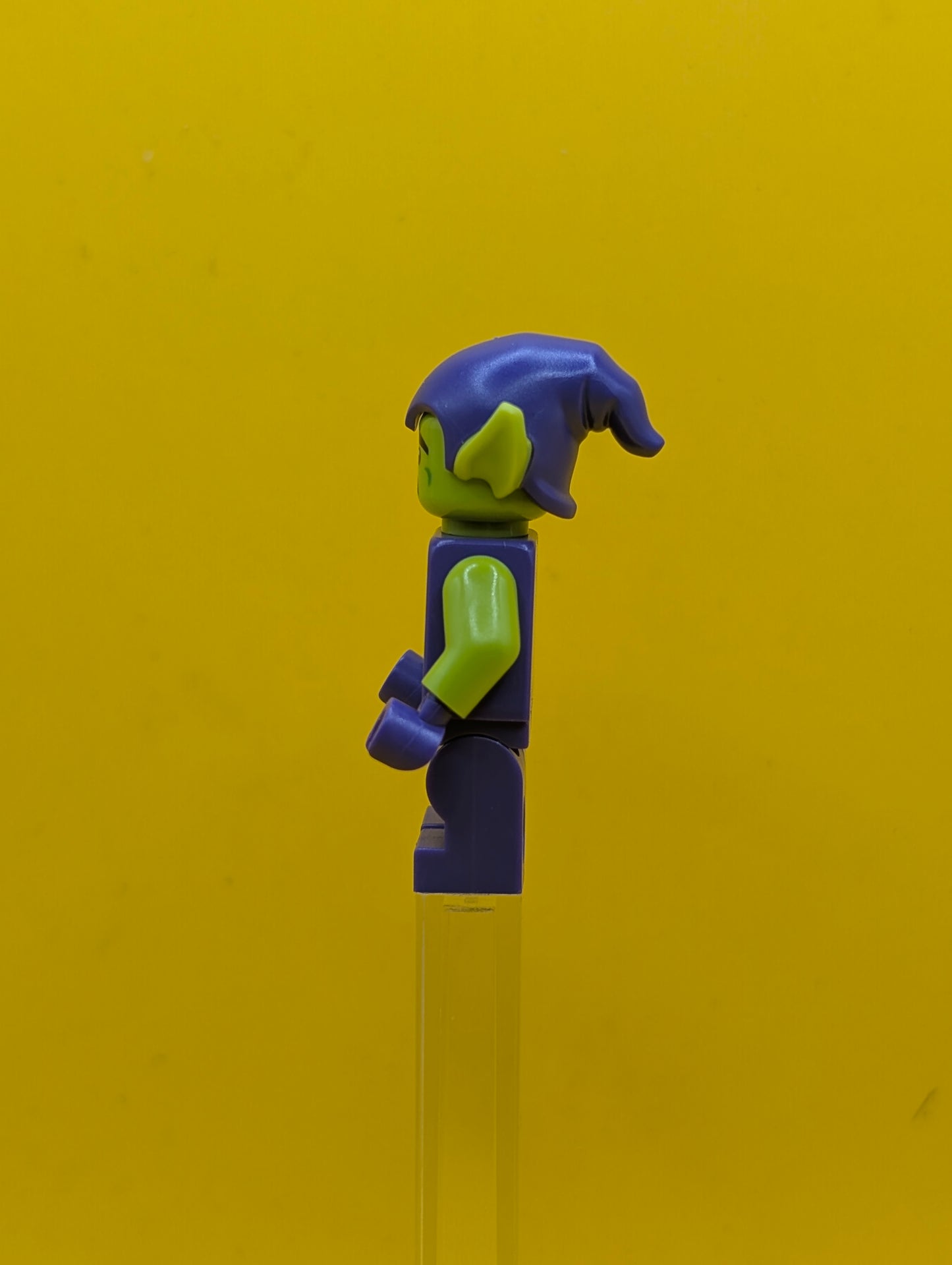 Green Goblin sh0957 Lime Skin, Dark Purple Outfit, Medium Legs Marvel Lego Minifigure