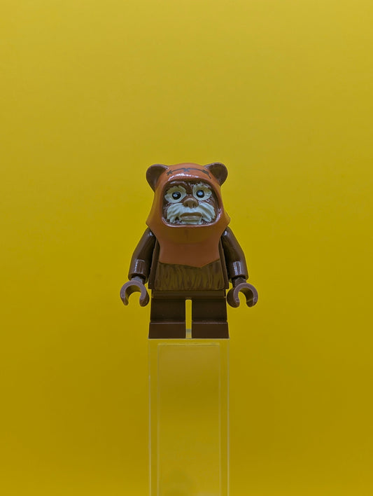 Wicket (Ewok) sw0513 with Tan Face Paint Pattern Star Wars Lego Minifigure