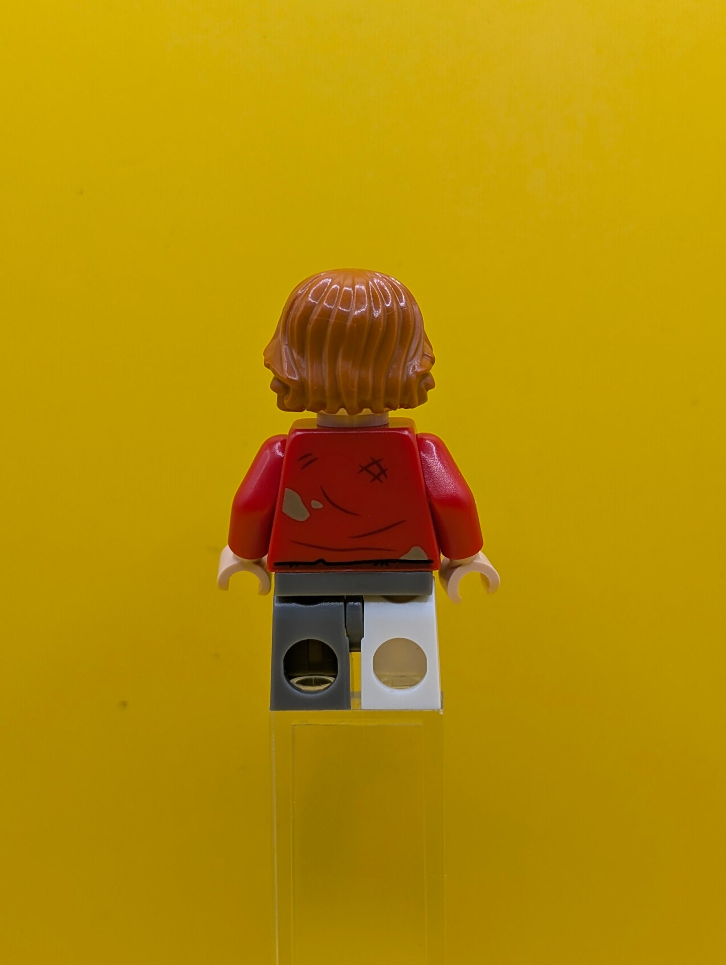 Ron Weasley hp328 Red Sweater, Leg Cast Lego Minifigure