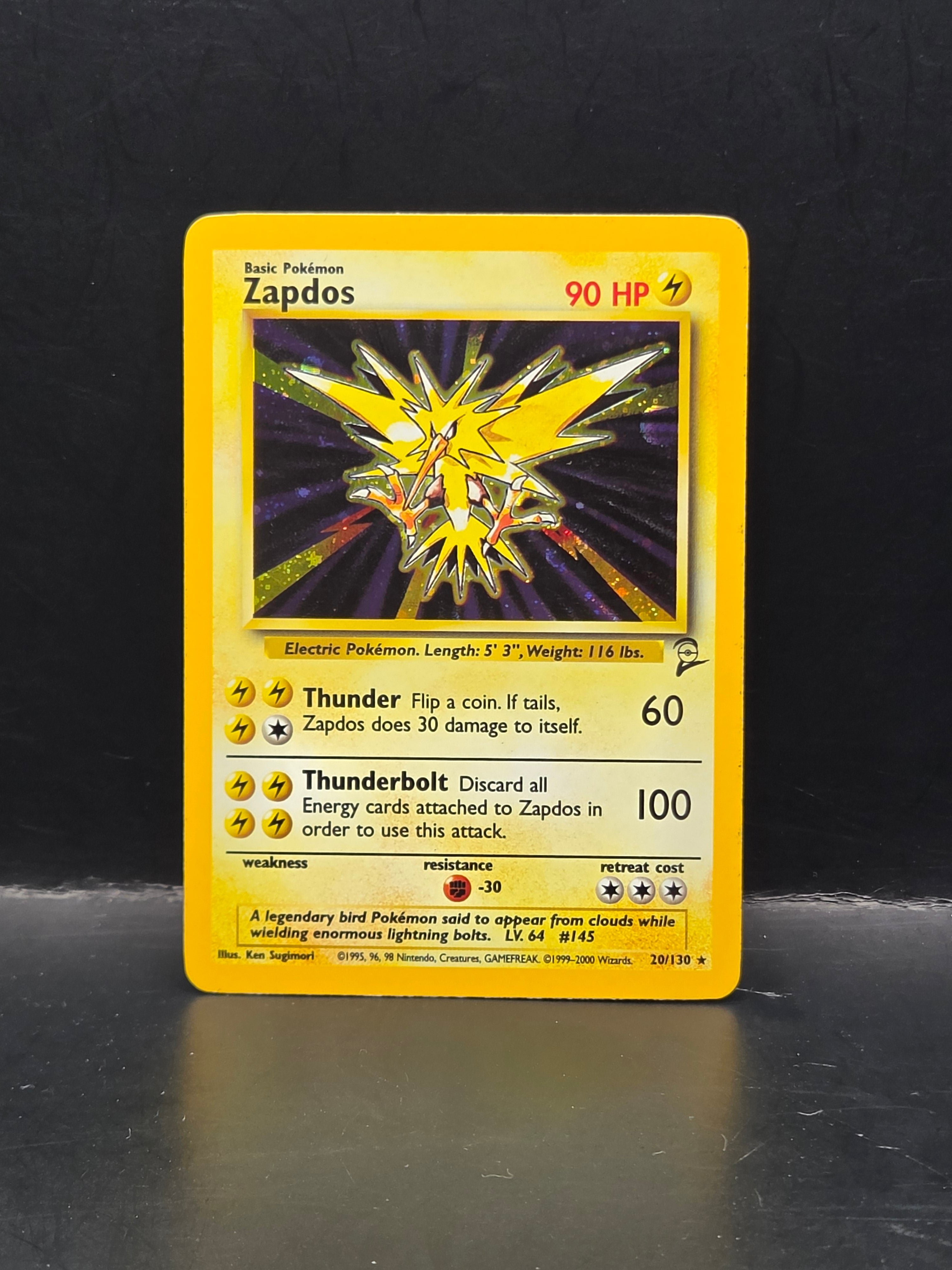 Zapdos #20/130 - Base Set 2 – Clubhouse Cards