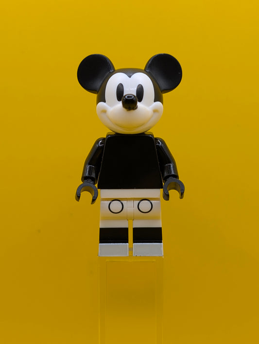 Vintage Mickey dis024 Disney, Series 2 (Minifigure Only without Stand and Accessories) Cmf Lego minifigure