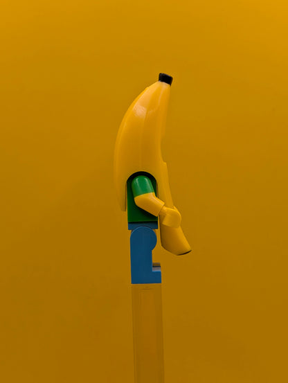 Banana Guy col16-15 Series 16 (Complete Set with Stand and Accessories) Lego Minifigure
