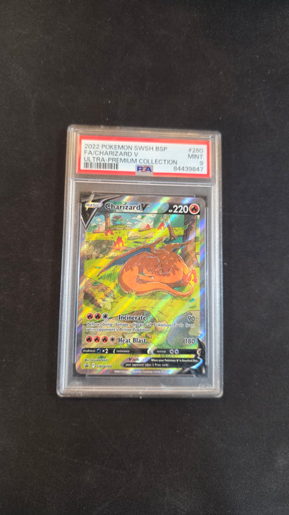 #SWSH260 Charizard V PSA 9 -Sword and Shield Promo