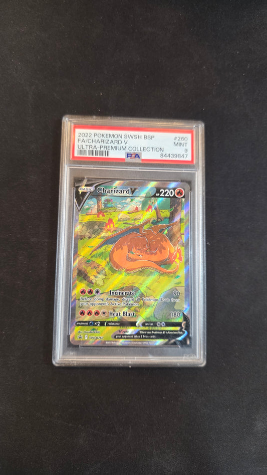 #SWSH260 Charizard V PSA 9 -Sword and Shield Promo