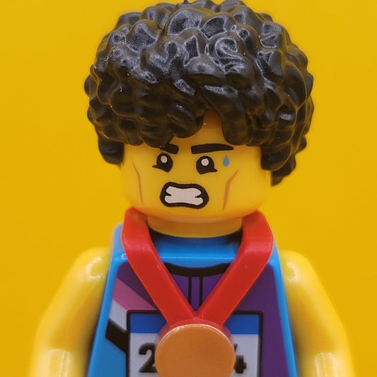 Sprinter CMF Minifigure Lego Series 25 (Complete Set, with stand and accessories) col25-4