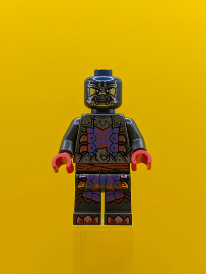 Wolf Mask Warrior njo0895 Dark Purple and Red Mask Ninjago Lego Minifigure