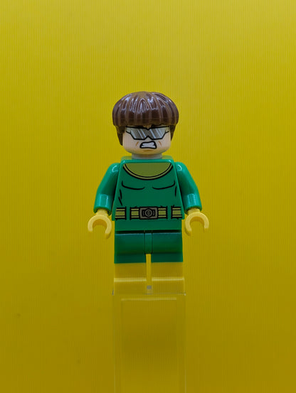 Dr. Octopus sh0284 (Otto Octavius) / Doc Ock - Bright Green Outfit, Neck Bracket Marvel Lego Minifigure