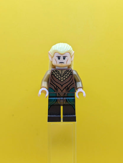 Legolas lor035 Reddish Brown and Gold Robe Lord Of The Rings Lego Minifigure