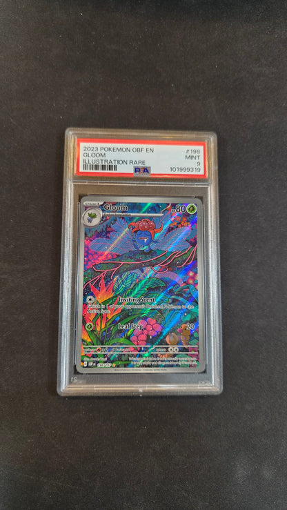 #198/197 Gloom PSA 9 -Obsidian Flames