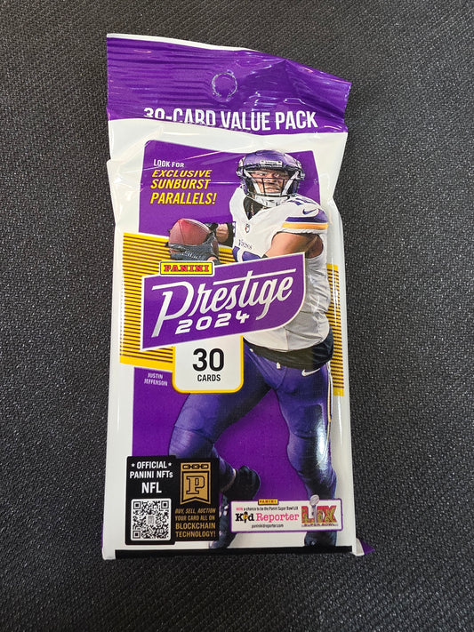 2024 NFL Panini Prestige Value Packs
