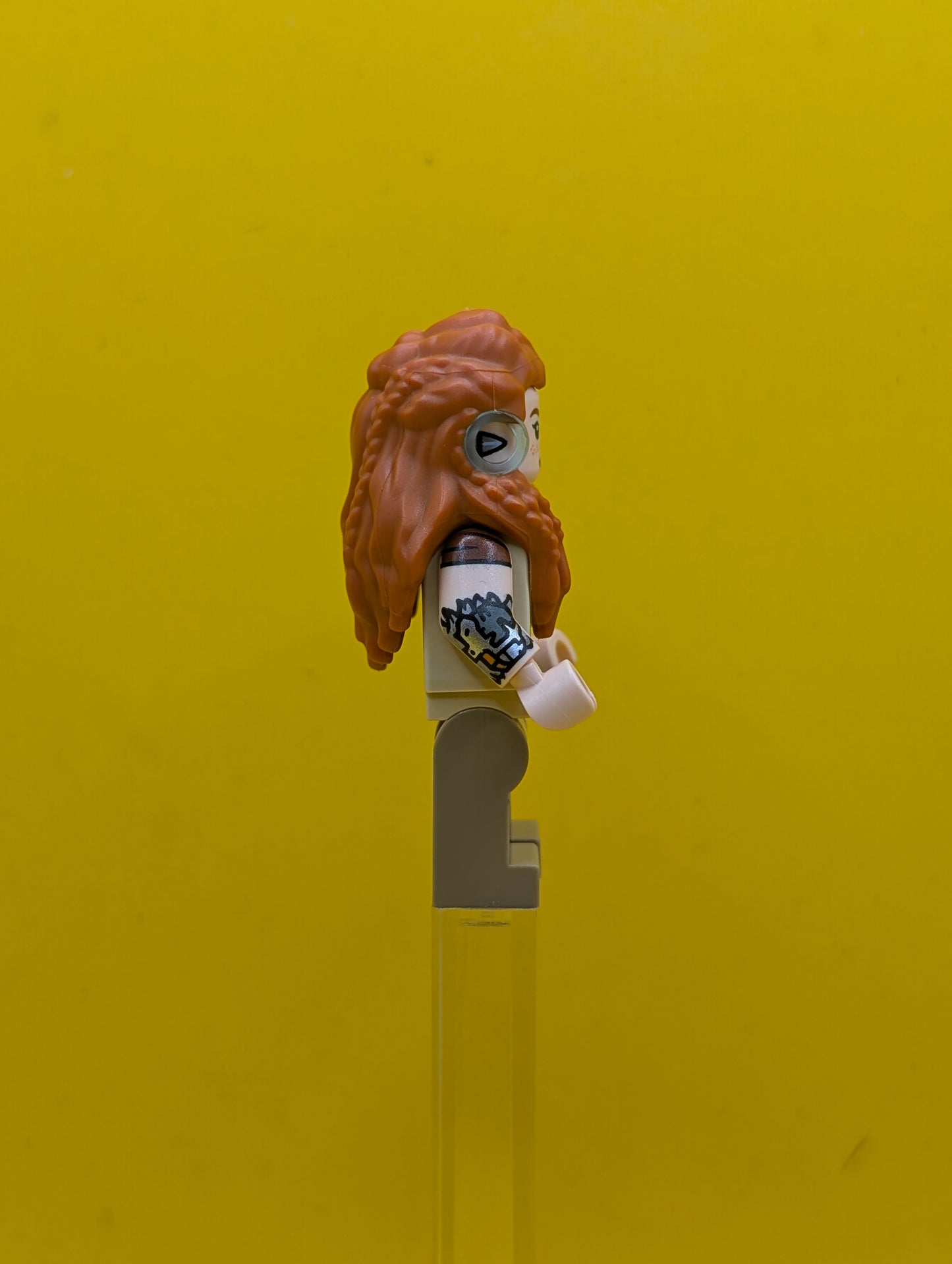 Aloy hfw001 Lopsided Closed Mouth / Surprised Open Mouth Horizan Lego Minifigure
