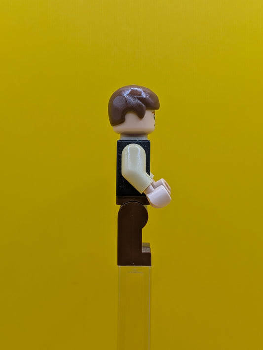 Han Solo sw0179a Light Nougat, Black Vest (2010) Star Wars Lego Minifigure