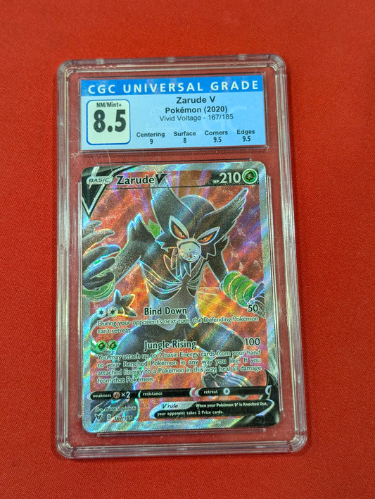 Zarude V #167 CGC 8.5