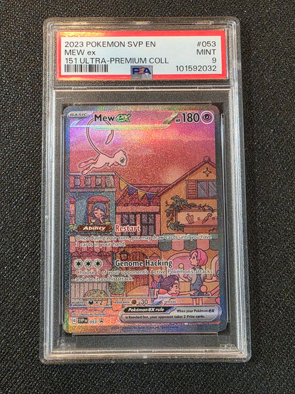 #053 Mew ex 151 PSA 9