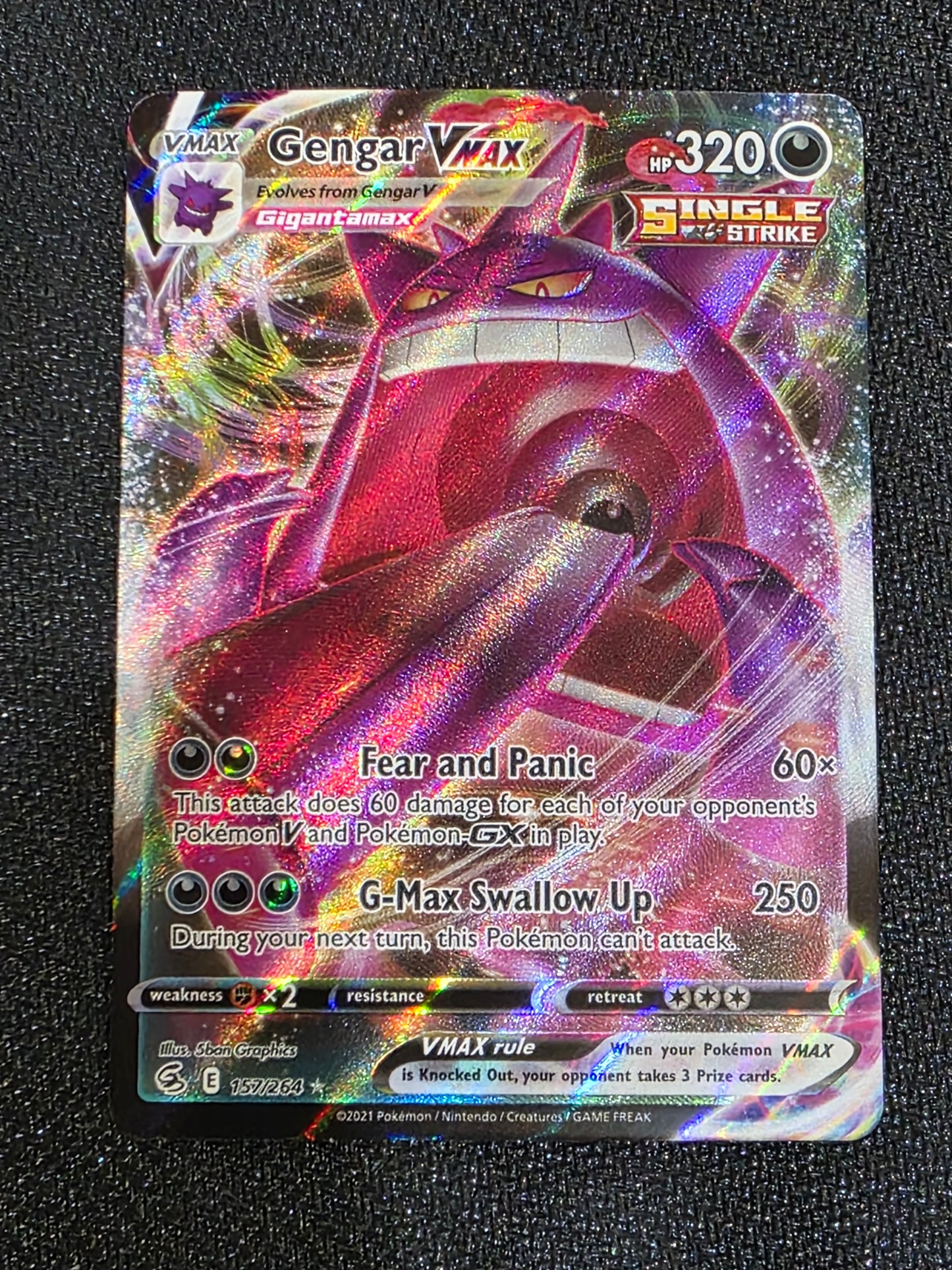 #157/264 Gengar VMAX Fusion Strike