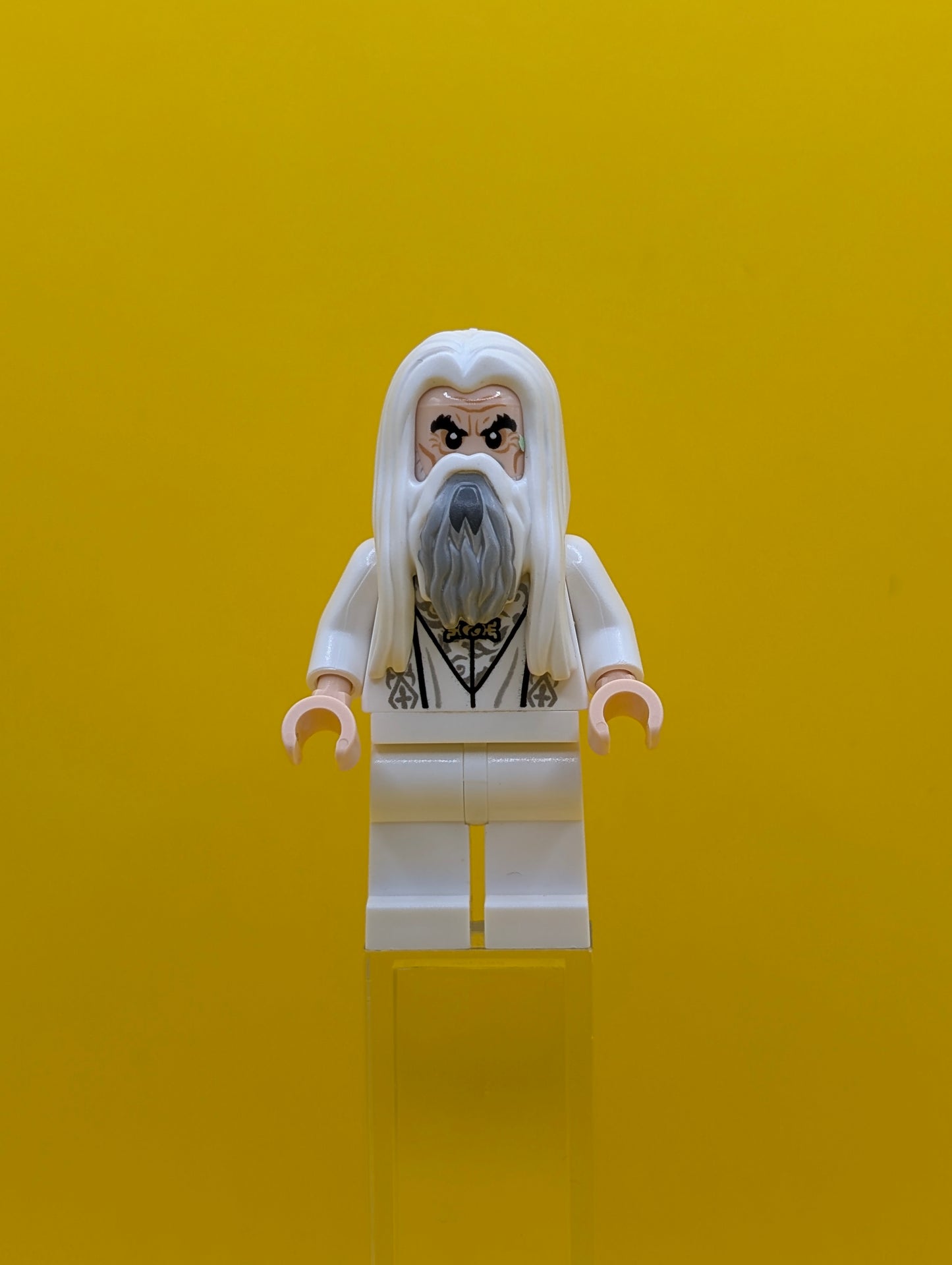 Saruman lor058 Lord of The Rings Lego Minifigure (No Cape)