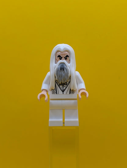 Saruman lor058 Lord of The Rings Lego Minifigure (No Cape)