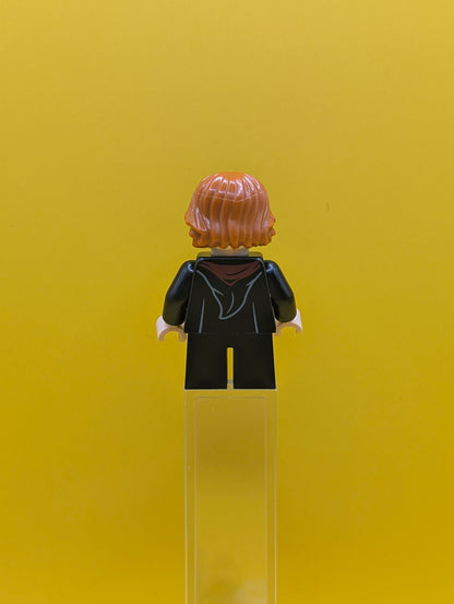 Ron Weasley hp283 Gryffindor Robe, Sweater, Shirt and Tie, Black Short Legs Harry Potter Lego Minifigure