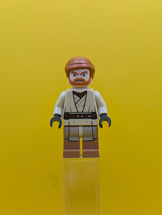 Obi-Wan Kenobi sw0449 (Medium Nougat Legs) Star Wars Lego Minifigure