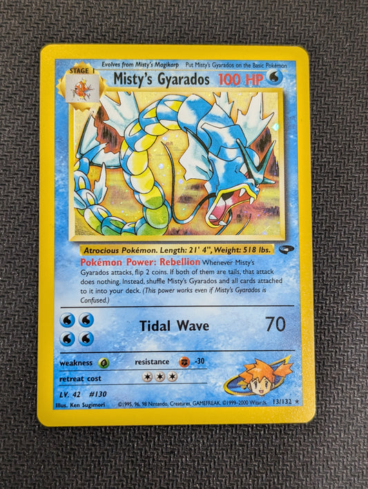 #13/132 Misty's Gyarados Gym Challenge