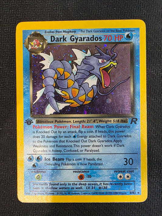 #08/82 Dark Gyarados Holo (1ST ED) Team Rocket