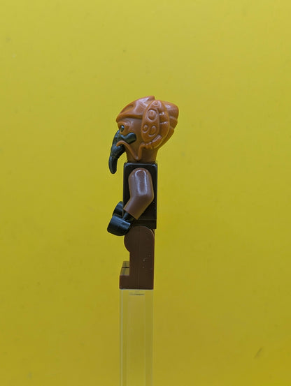 Plo Koon sw1414 Dark Brown Robe, Tan Shirt, Printed Legs Star Wars Lego Minifigure
