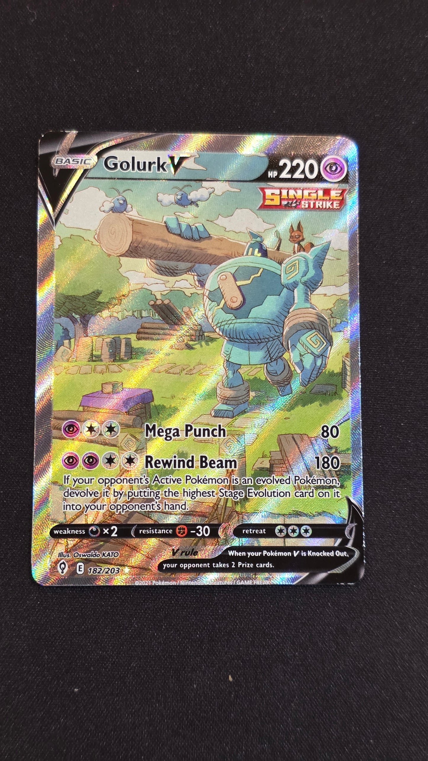 Golurk V #182/203 - Evolving Skies