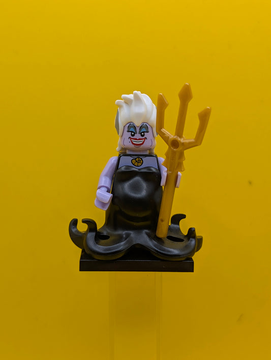 Ursula coldis-17 Disney, Series 1 (Complete Set with Stand and Accessories) CMF Lego Minifigure