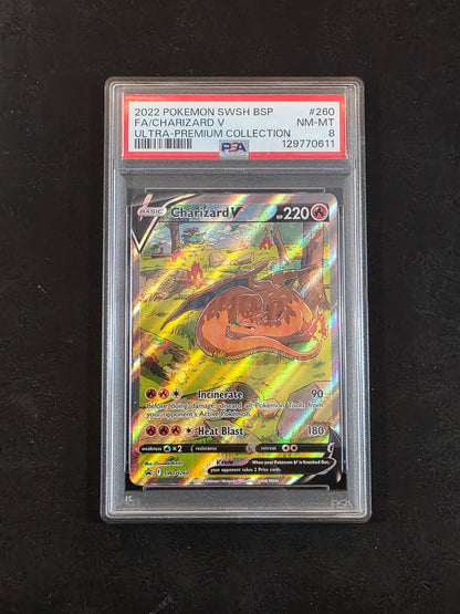 #SWSH260 Charizard V PSA 8
