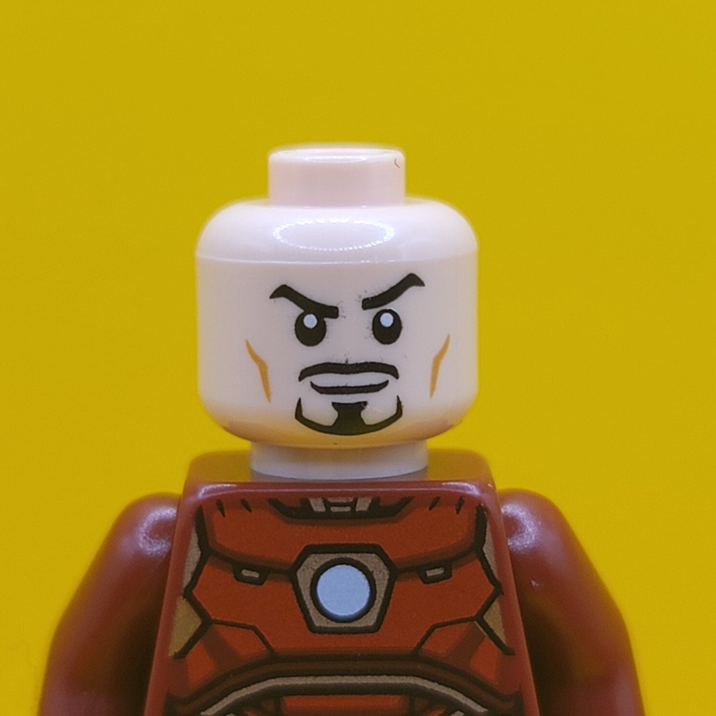 Iron Man sh0612 Silver Hexagon on Chest Lego Minifigure Super Heroes