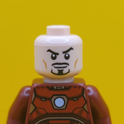 Iron Man sh0612 Silver Hexagon on Chest Lego Minifigure Super Heroes