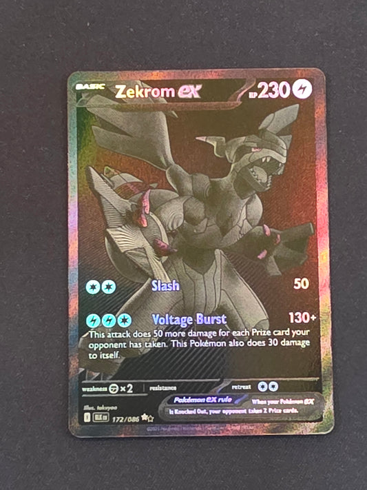 Zekrom Ex* 172/086 Black Bolt