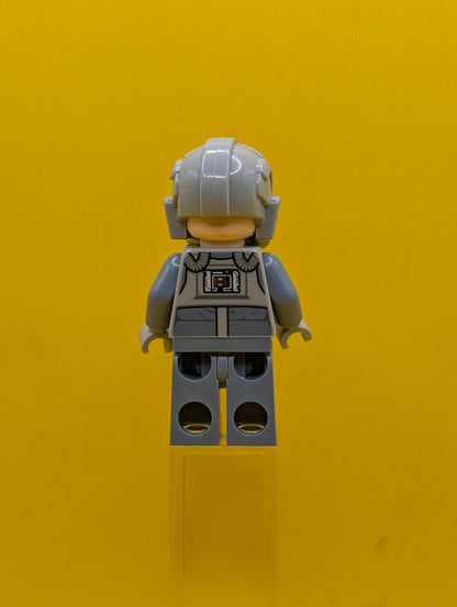 AT-AT Driver sw0581  Dark Red Imperial Logo, Grimacing Star Wars Lego Minifigure