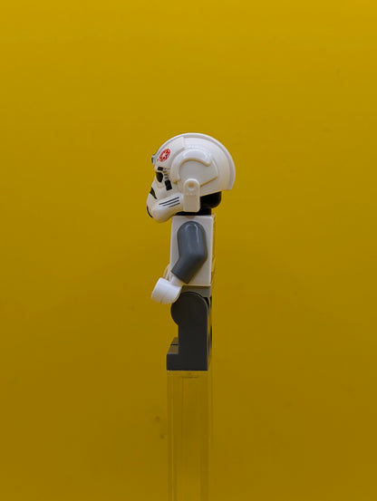 AT-AT Driver sw0262 Red Imperial Logo, Bluish Grays, Black Head, Stormtrooper Type 2 Helmet Star Wars Lego Minifigure