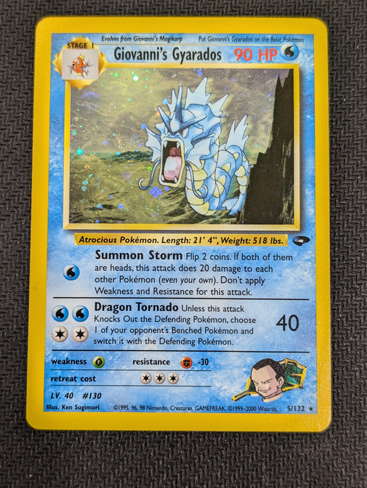 #5/132 Giovanni's Gyarados Gym Challenge