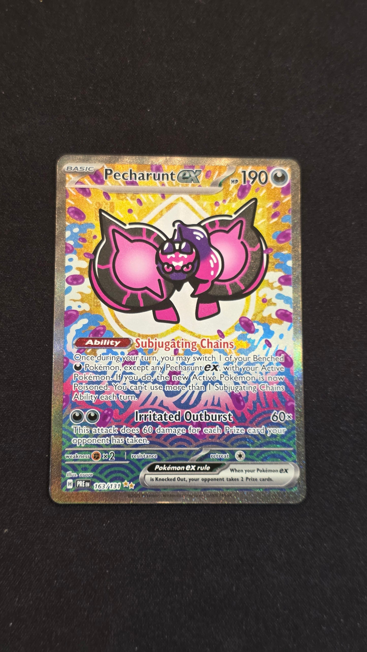 Pecharunt ex (Special Illustration Rare) #163/131 - Prismatic Evolutions