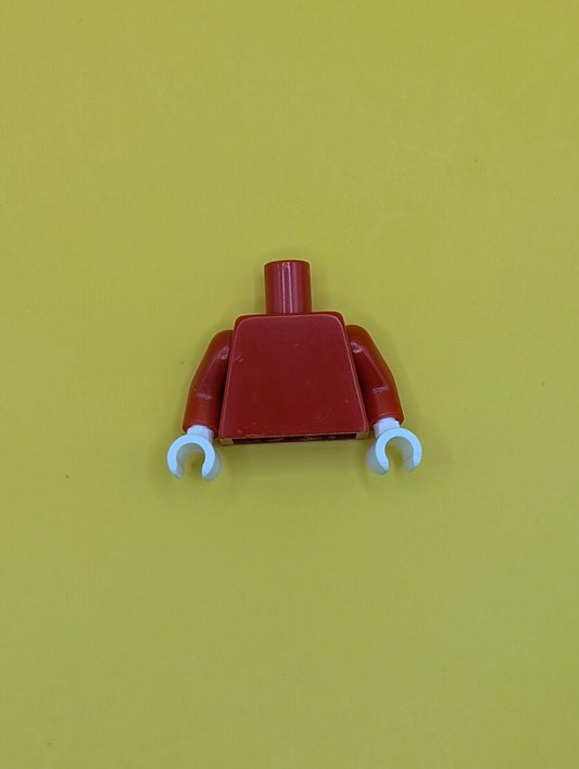 Torso Plain / Red Arms / White Hands 973c031 Lego