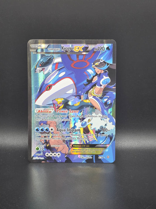 Team Aqua's Kyogre EX #6/34* Double Crisis (MP)