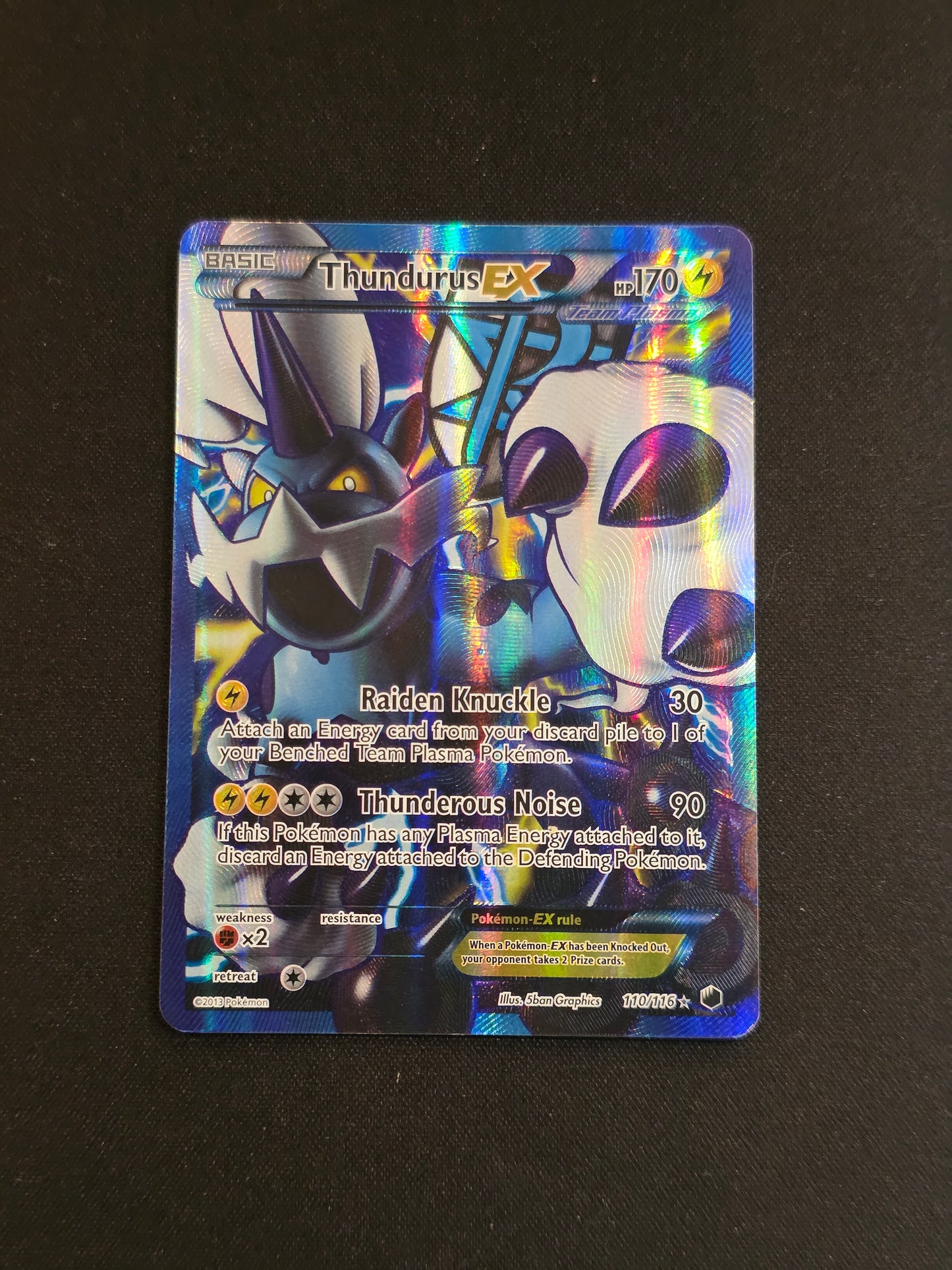 Thundurus EX #110/116 - Plasma Freeze