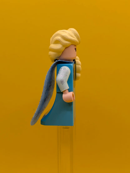 Elsa dis032 Disney, Series 2 (Minifigure Only without Stand and Accessories) Cmf Lego Minifigure
