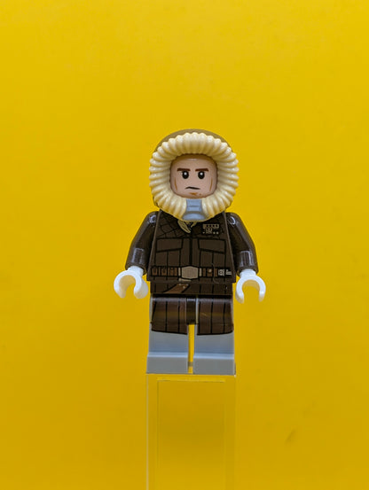 Han Solo sw0709 Parka, Dark Brown Coat (Hoth) Star Wars Lego Minifigure