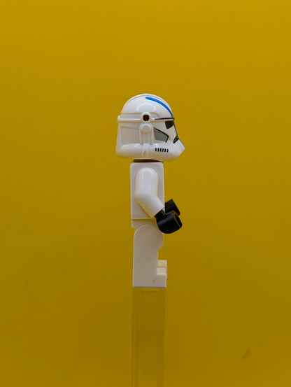 Clone Trooper sw1337 501st Legion (Phase 2) - White Arms, Nougat Head, Helmet with Holes Star Wars Lego Minifigure
