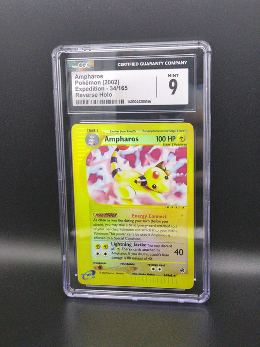 #34/165 Ampharos Expedition CGC 9
