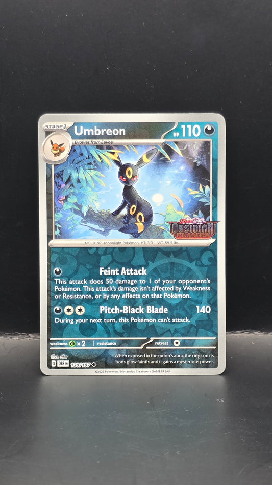 Umbreon (Obsidian Flames Stamp) #130/197 -Scarlet and Violet Promo