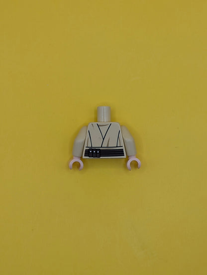 Torso SW Layered Shirt, Orange Undershirt, Reddish Brown Belt Pattern / Tan Arms / Light Nougat Hands 973pb0960c01 Lego
