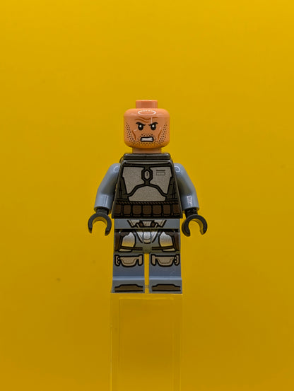 Jango Fett and sw1433Nougat Head, Plain Arms Star Wars Lego Minifigure