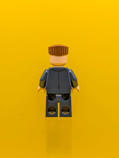 J. Jonah Jameson sh1059 Dark Blue Suit, Reddish Brown Hair Marvel Lego Minifigure