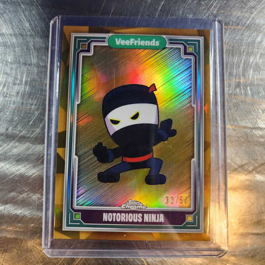 2025 Notorious Ninja Gold Chrome VeeFriends /50