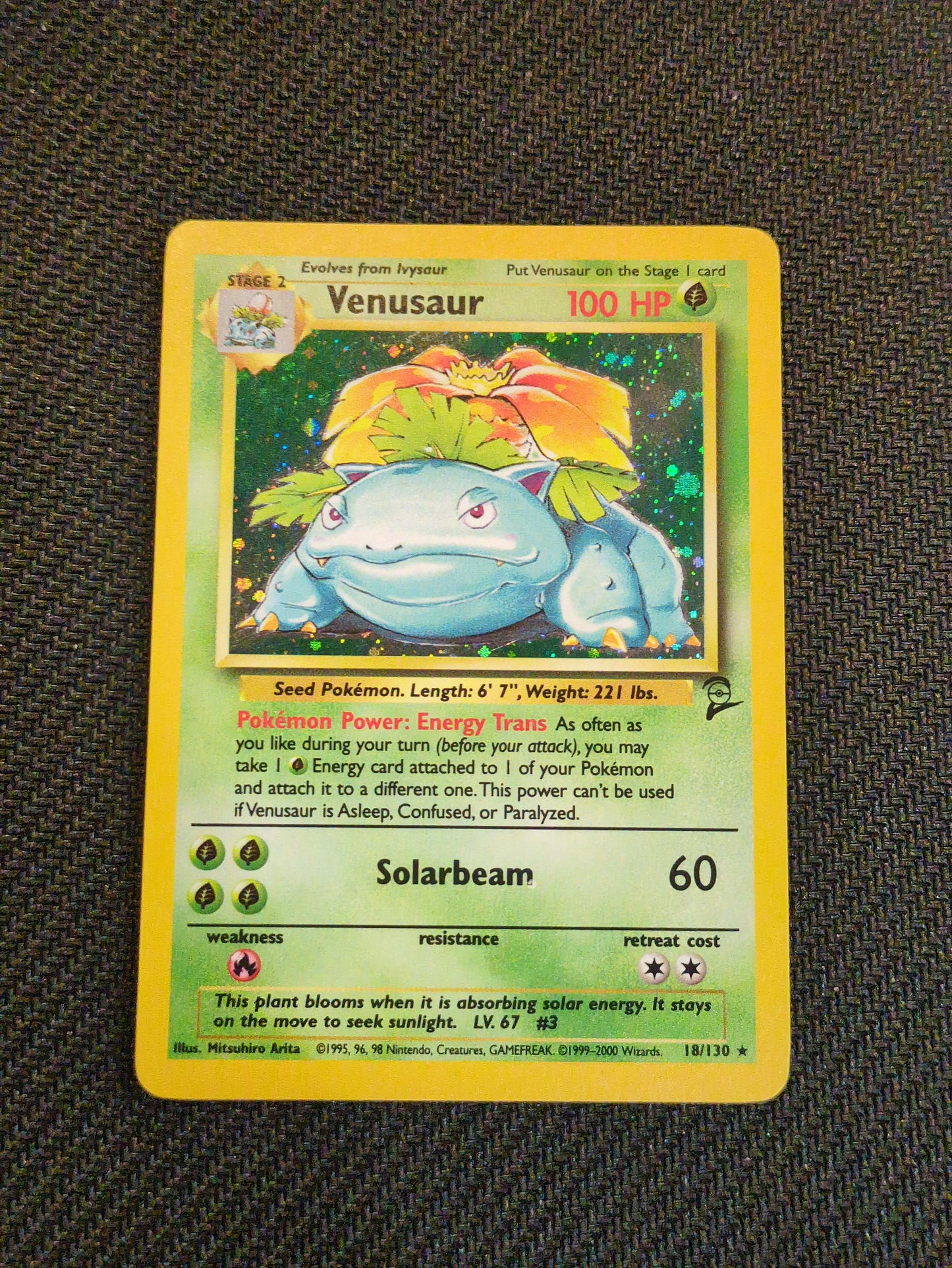 Venusaur #18/130 ****Base Set 2