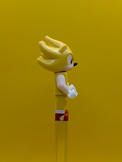Super Sonic son019 Sonic The Hedgehog Minifigure Lego Minifigure Lego